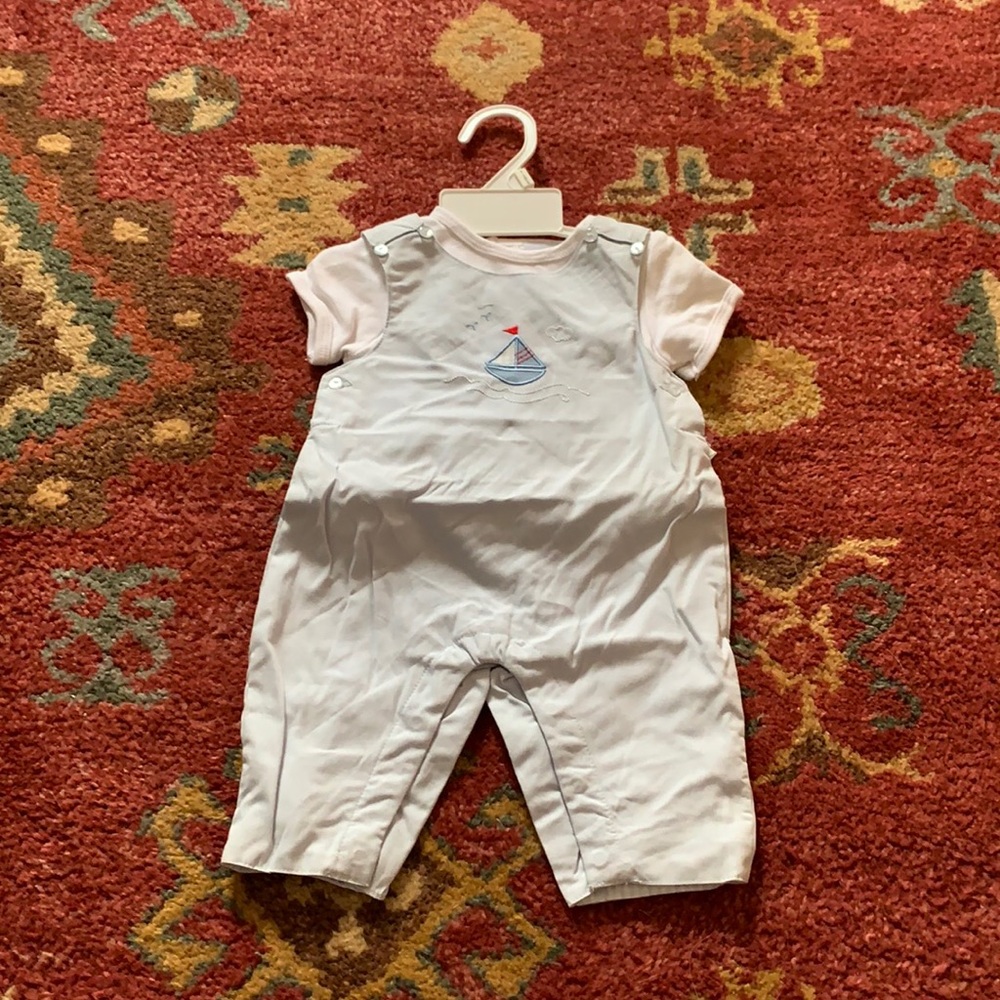 Savanna Baby Sailboat One Piece Size 0-3 Months